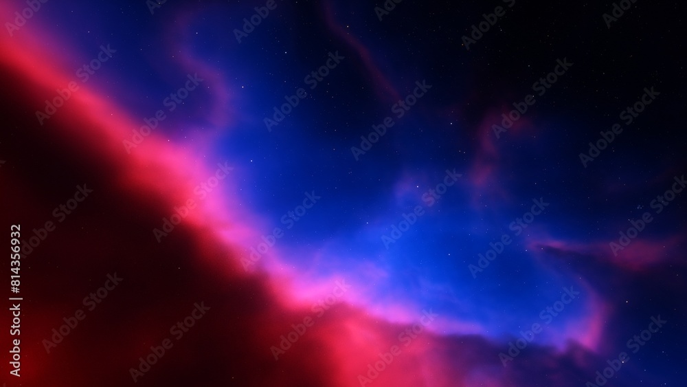 Wall mural nebula gas cloud in deep outer space