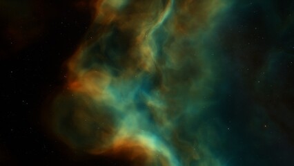 Fototapeta premium nebula gas cloud in deep outer space 