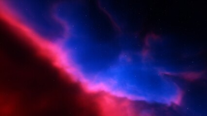 nebula gas cloud in deep outer space
