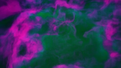 Space background. Nice clean colorful nebula with star field. 3D rendering
