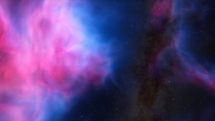 nebula gas cloud in deep outer space
