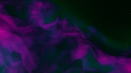 Space background. Nice clean colorful nebula with star field. 3D rendering
