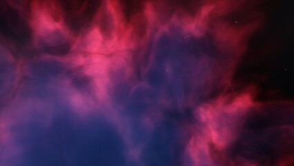 Fototapeta na wymiar Space background. Nice clean colorful nebula with star field. 3D rendering 