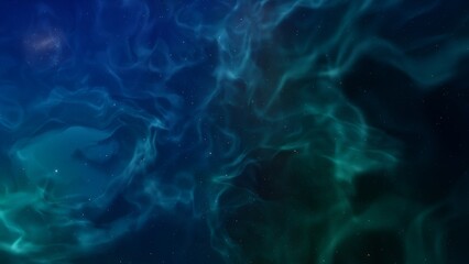Space background. Nice clean colorful nebula with star field. 3D rendering
