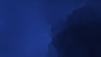 Fototapeta premium Space of night sky with cloud and stars 
