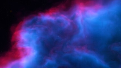 nebula gas cloud in deep outer space
