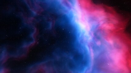 Space of night sky with cloud and stars
