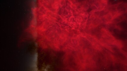 Space of night sky with cloud and stars
