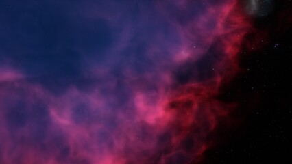 Obraz premium nebula gas cloud in deep outer space 