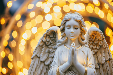 Angelic figure with halo