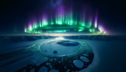 Northern Lights in North Pole