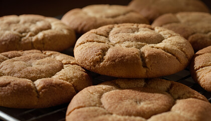 batch of delicious snickerdoodle cookies