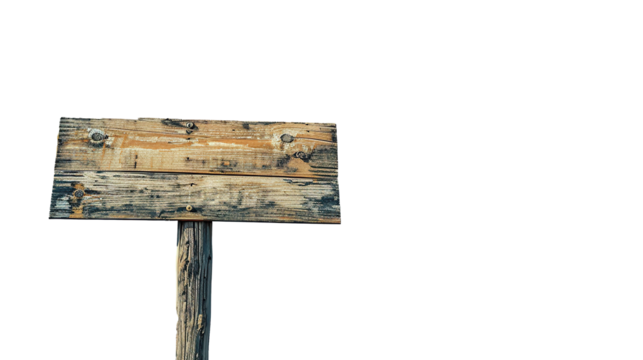 blank big sign board on beautiful blue sky. Transparent, isolated on white.