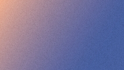 Orange and Blue Background texture with Grainy gradient effect .