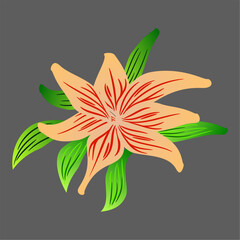 Flowers Illustration.  Perfect for Cards, frames, stickers and t-shirt graphics