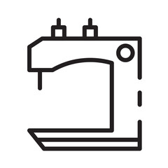 Cloth Machine Sewing Line Icon