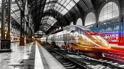 Time Travel in Transportation Evolution Zoom Lens Composition