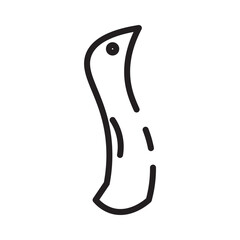 Ruler Sewing Tool Line Icon