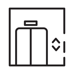 Broker Estate Lift Line Icon