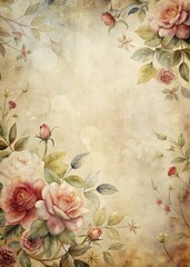 Elegant Vintage Watercolor Textured Background for Creative Projects