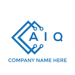 AIQ letter logo design on White background. AIQ creative initials letter logo concept. AIQ letter design.
