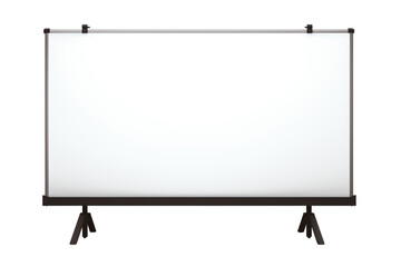 Obraz premium blank billboard isolated on white