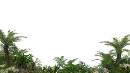 Trees separate the background, decor, decoration © DamThin