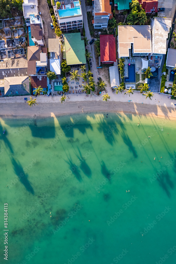 Wall mural Aerial view of Ao Yon Yai beach in Phuket, Thailand