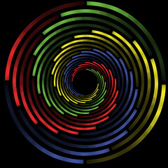 circle  colorful pattern 