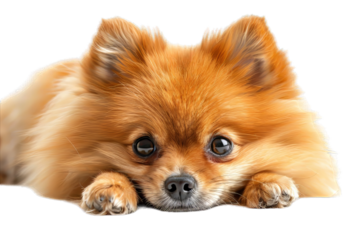 Pomeranian Dog Isolated