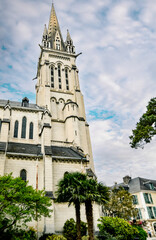 The Saint-Martin church located in the town of Pau, in the French department of...