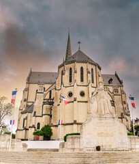 The Saint-Martin church located in the town of Pau, in the French department of...