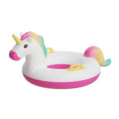 3d unicorn float summer icon © TianK