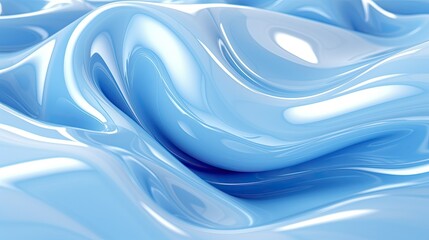 3d rendering of abstract flowing wavy liquid background