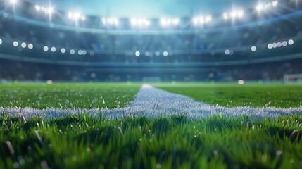 Stadium Crowd Cheers on Sports Action Generative AI