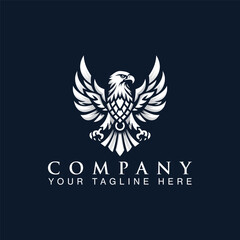 Eagle logo, Modern and bold eagle logo design