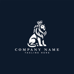 Lion logo, Lion logo with a crown