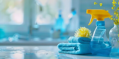 Specialized home cleaning service providing efficient organization with a dedicated team. Concept Home Cleaning, Organization, Dedicated Team, Efficient Service, Specialized Service
