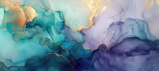Naklejka premium Abstract art, Colorful waves, Vibrant patterns, Digital design, Fluid shapes, Modern wallpaper, Gradient colors, Visual flow, Glossy waves, Creative background, Artistic composition, Dynamic flow, Con