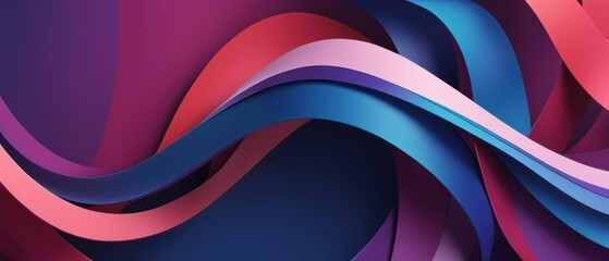 A colorful wave background
