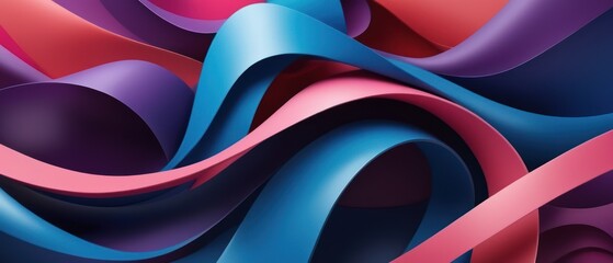 A colorful wave background