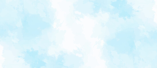 Blue sky with cloud .Beautiful blue sky with white clouds .bright cloud cover in the sun calm clear winter air background .gradient light white background.	