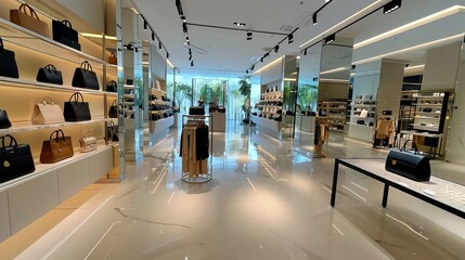 Interior View of Charles and Keith Store, Marina Bay Sands, Singapore - November 05, 2023