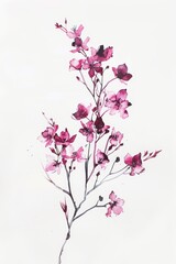 Spring Floral Illustration for Home Decor Inspiration Generative AI