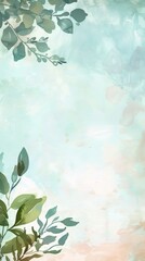 Soothing Nature Background for Instagram Story Generative AI