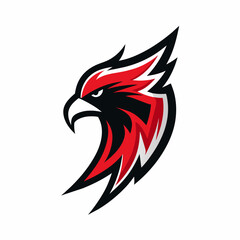 Obraz premium Modern and minimalist Eagle logo vector illustration 