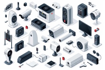 Video technology, networked surveillance, and remote access controls secure CCTV cameras with alarms in production houses.