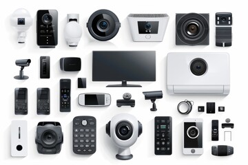 Protective measures by security cameras involve lens adjustment and lighting controls, managed by automated systems for visual clarity.