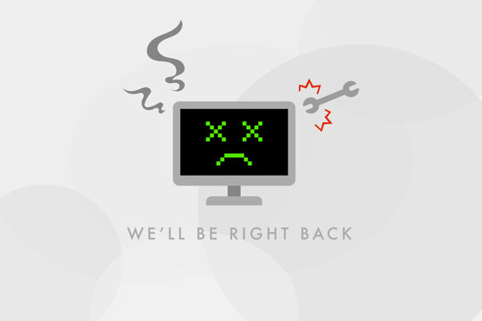 Site Under Maintenance Design. We'll Be Right Back!