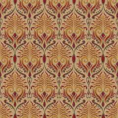 abstract seamless motif fabric patterns, abstract ikat, carpet, fabric, batik	